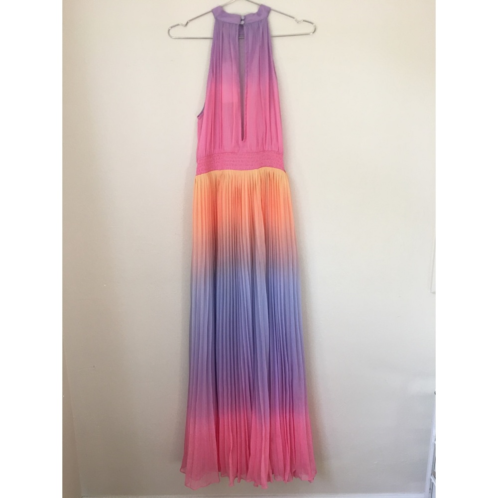 ROCOCO SAND Emi Pleat Maxi Dress Multi L - Picture 4 of 9
